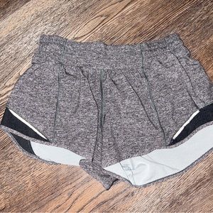 grey LULULEMON hotty hot size 4,2.5 shorts
